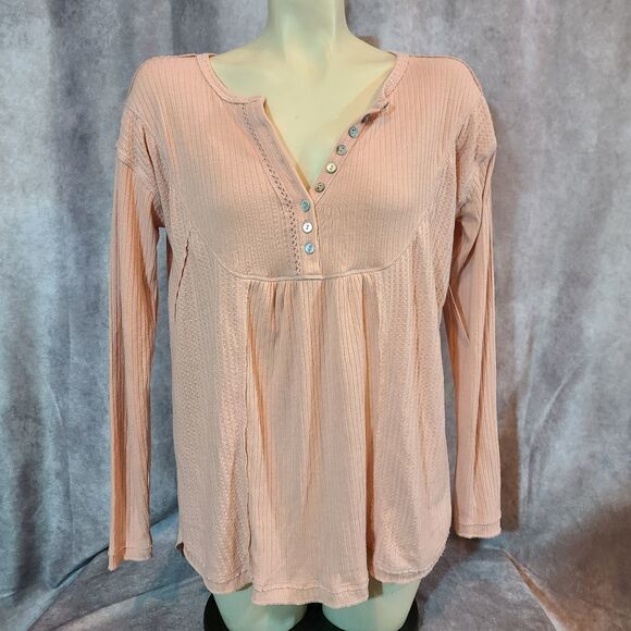 Sweet Romeo Pink Tunic Top Size Small - Picture 2 of 5